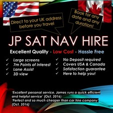 Sat Nav GPS Hire Rental USA