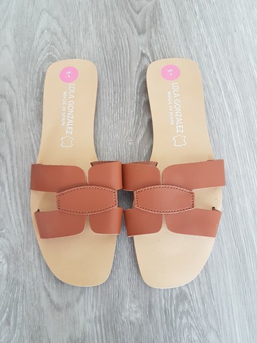 Ladies real leather tan - ladies,