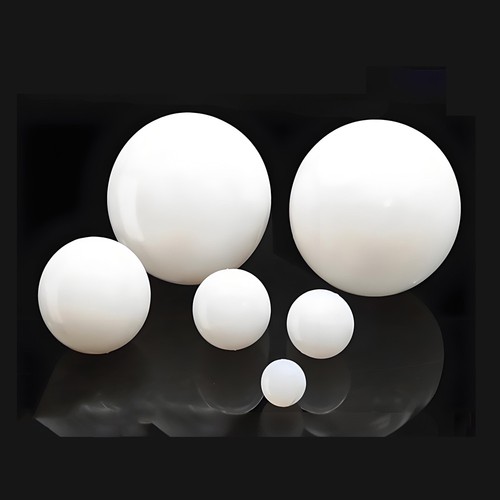 White solid silicone - white, ball