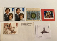 Great Britain stamps  Prince Charles and Lady Diana ETC