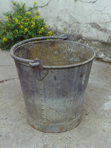 Vintage riveted galvanised - riveted,