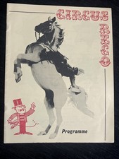 Circus Reco Vintage Circus Programme