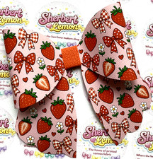 Summer strawberries sailor bow - sailor,