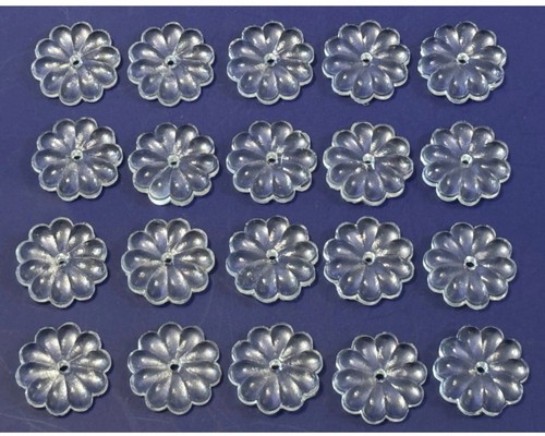 Chandelier glass rosettes - 20,