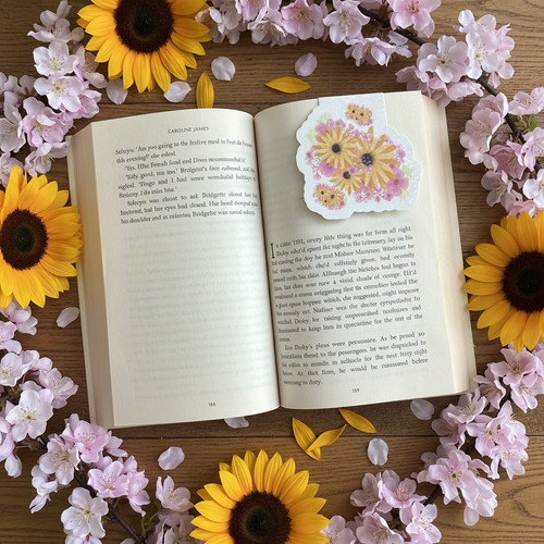 Magnetic bookmark double - bookmark,