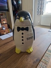 Rare Penguin Biscuit Jar