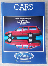 Ford Cars Range Brochure 1983 - XR2 XR3i Capri S 2.8inj Granada 2.8 Inj