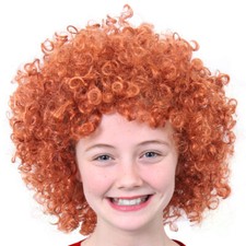 CHILDS GINGER AFRO WIG SHORT