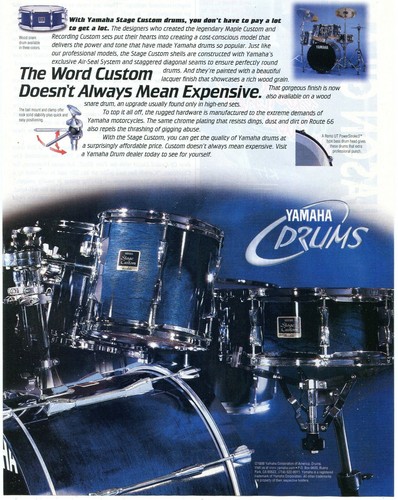 1998 print yamaha - yamaha, stage
