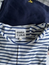 Bimba Y Lola Navy Stripe Top