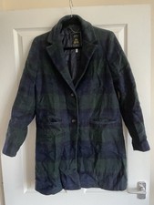 Joules Ladies Costello Checked Wool Mix Jacket Size 8