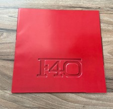 Ferrari f40 brochure - f40, catalogue