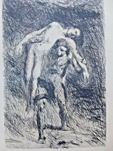 Alexandre falguiere etching - falguiere,