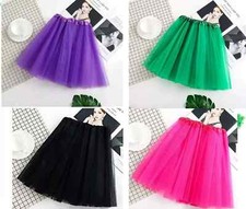 GIRLS KIDS Tutu Skirt  Fancy Dress Costume Children Ballet Dance Skirts Party