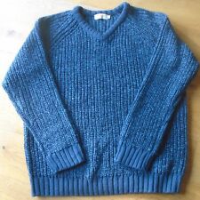PG Field Chunk Knit Sweater Pullover Jumper Blue Men's XL Heritage Edinburgh WM