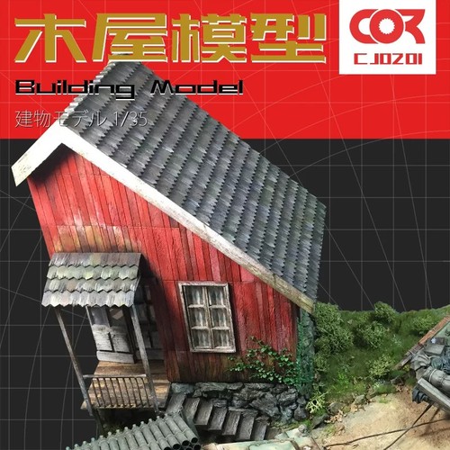 Scale ruins house models - 1/35,