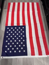 Large American USA Flag Stars & Stripes 1970's 1980's ? Navy Airforce ?