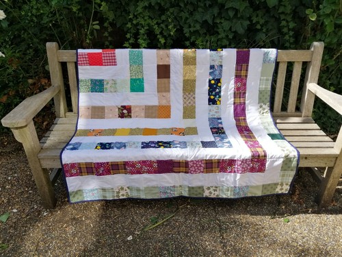 Patchwork quilt blanket - , throw