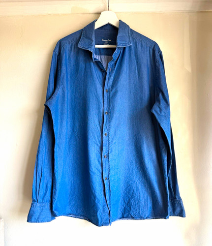Massimo dutti indigo shirt - indigo,