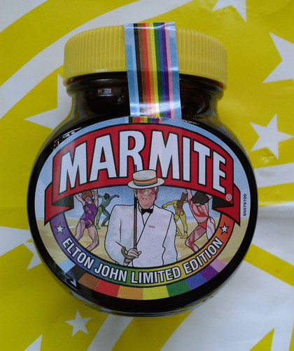 Elton john marmite jar - john, sealed