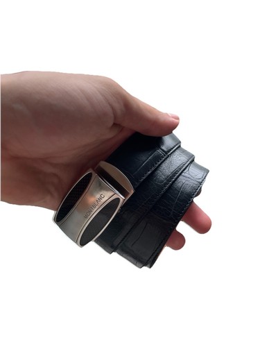 Montblanc men leather belt - men's,