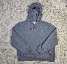 Lacoste Hoodie Mens 2XL Grey Jumper Sport Sweatshirt Sweater Hooded Tracksuit