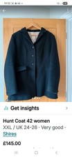 Shires Ladies Hunt Coat 42