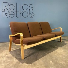 Mid Century Three Seater Brown