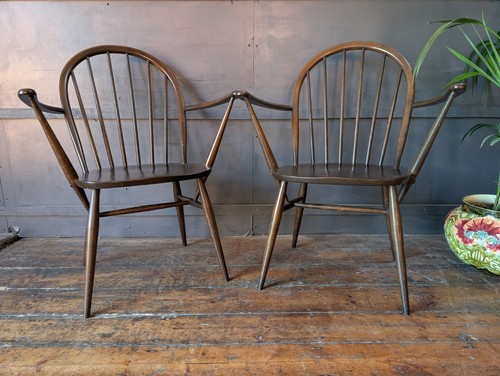 Pair vintage ercol windsor - pair,