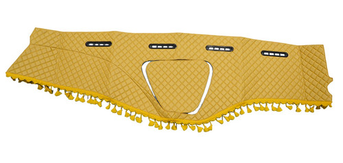 Beige eco leather dashboard - beige,