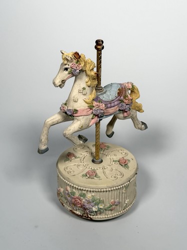 Carousel horse music box - horse,