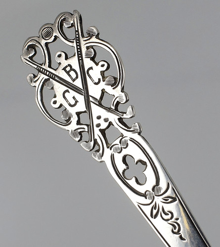 Rare solid silver golf - rare,
