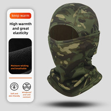Thermal Fleece Camouflage Balaclava Face Mask Ski Cycling Motorcycle Neck Warmer
