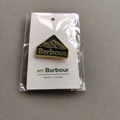 Barbour enamel lapel pin - barbour,
