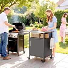 Outdoor Grill Cart with