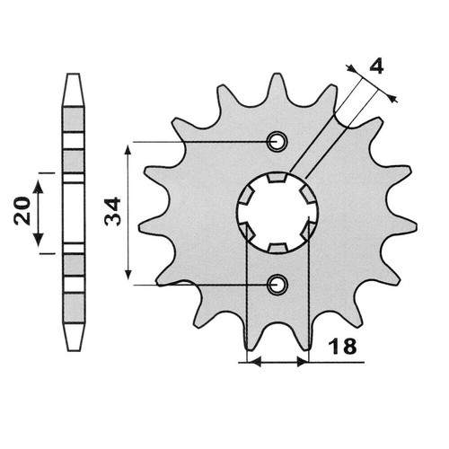 Trial 273 z12 sprocket - z12,