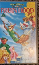 Robin Hood VHS video tape Walt