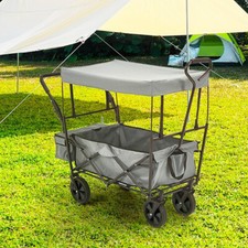 Outdoor Garden Trolley Cart