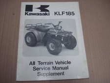1985 Late 1986 Kawasaki KLF185