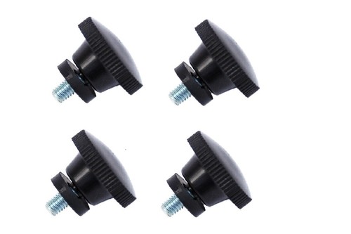 Knurled screw set - in,