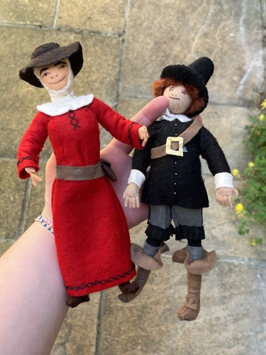 Vintage folk art felt - vintage,