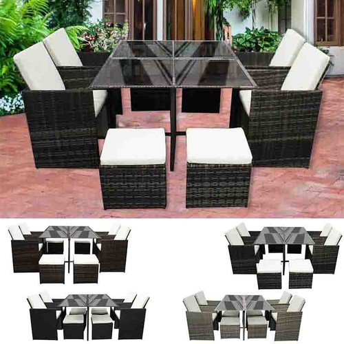Rattan garden furniture - garden,