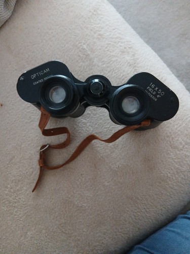 Binoculars with case opticam - binoculars,
