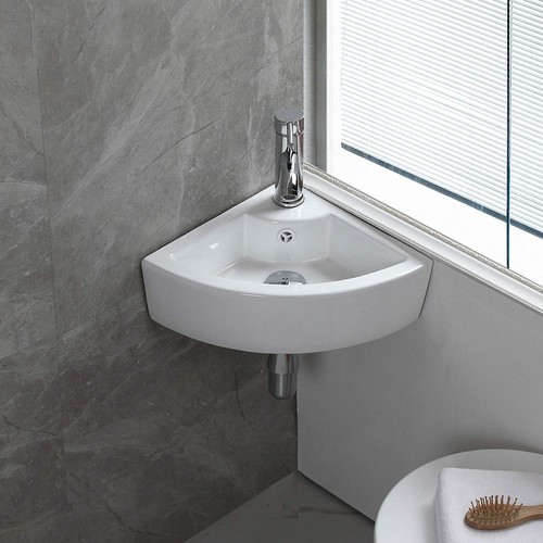 Cloakroom corner wall hung - cloakroom,