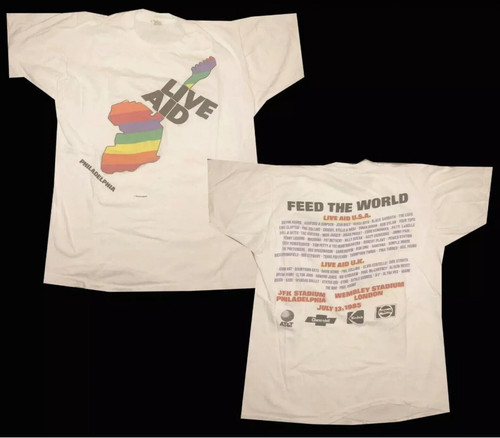New vintage live aid 1985 - live,