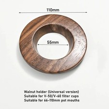 Walnut Wood Coffee Filter