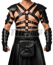 Leather Gladiator Harness Kilt