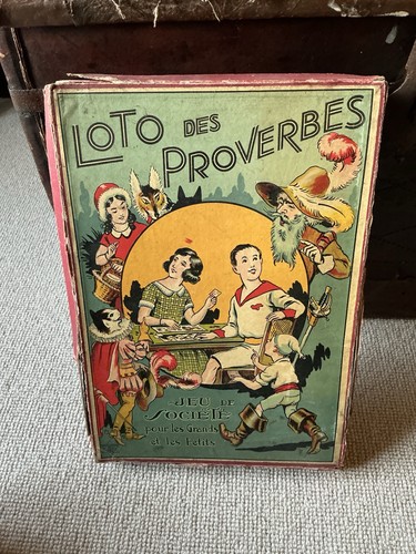 Antique french lotto - antique,