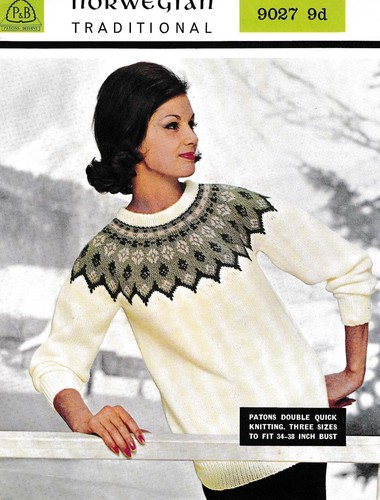 Knitting pattern copy - knitting, 1950s
