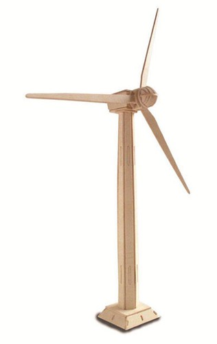Quay wind turbine - turbine, woodcraft